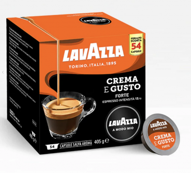 216 capsules de café Lavazza CREMA E GUSTO FORTE  original - Img 1